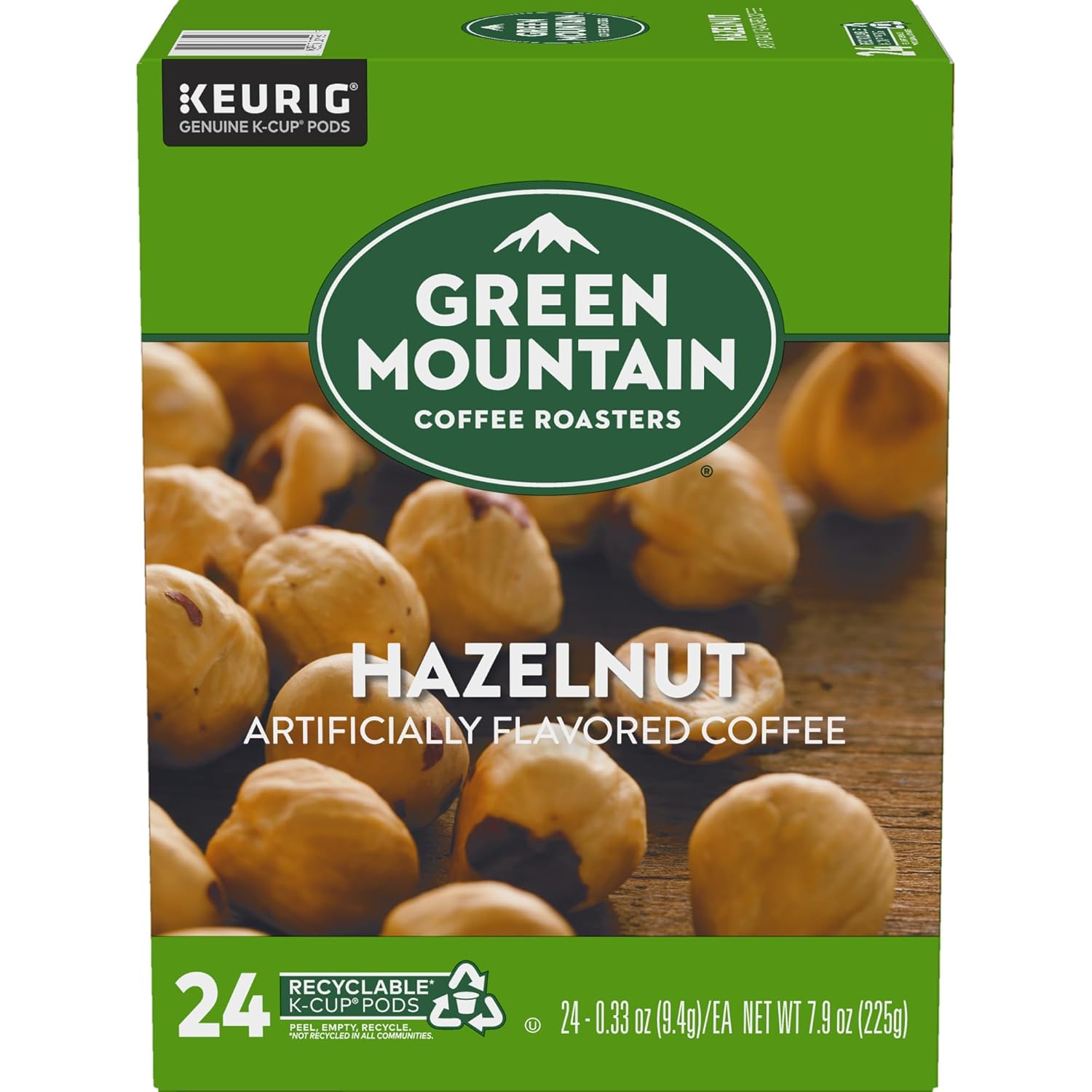 Green Mountain Coffee Roasters Caramel Vanilla Cream Keurig Single-Serve K-Cup pods, Light Roast Coffee, 72 Count (6 Packs of 12)