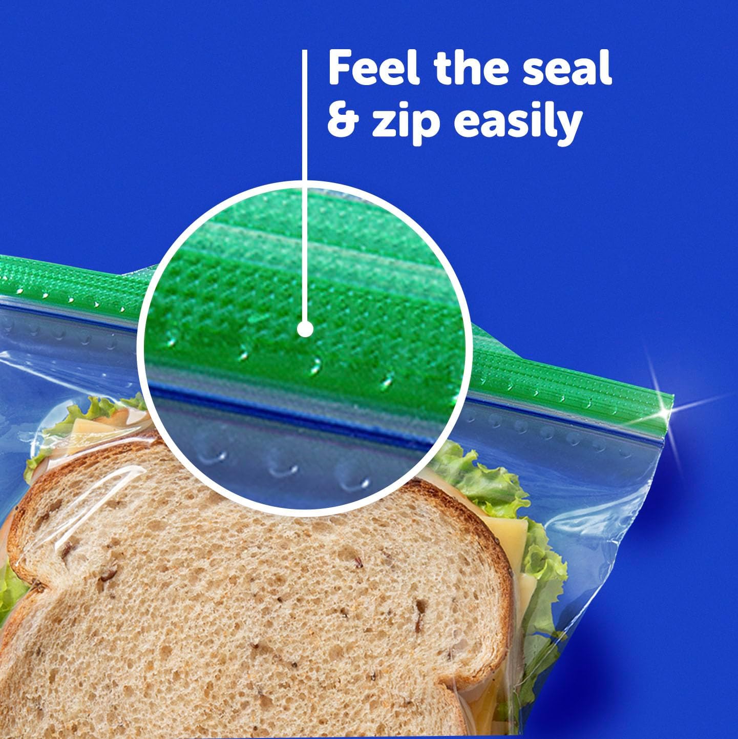 Ziploc Snack Bags with EasyGuide Texture, Small Plastic Storage Bags with Grip 'N Seal Technology, 280 Bags Total