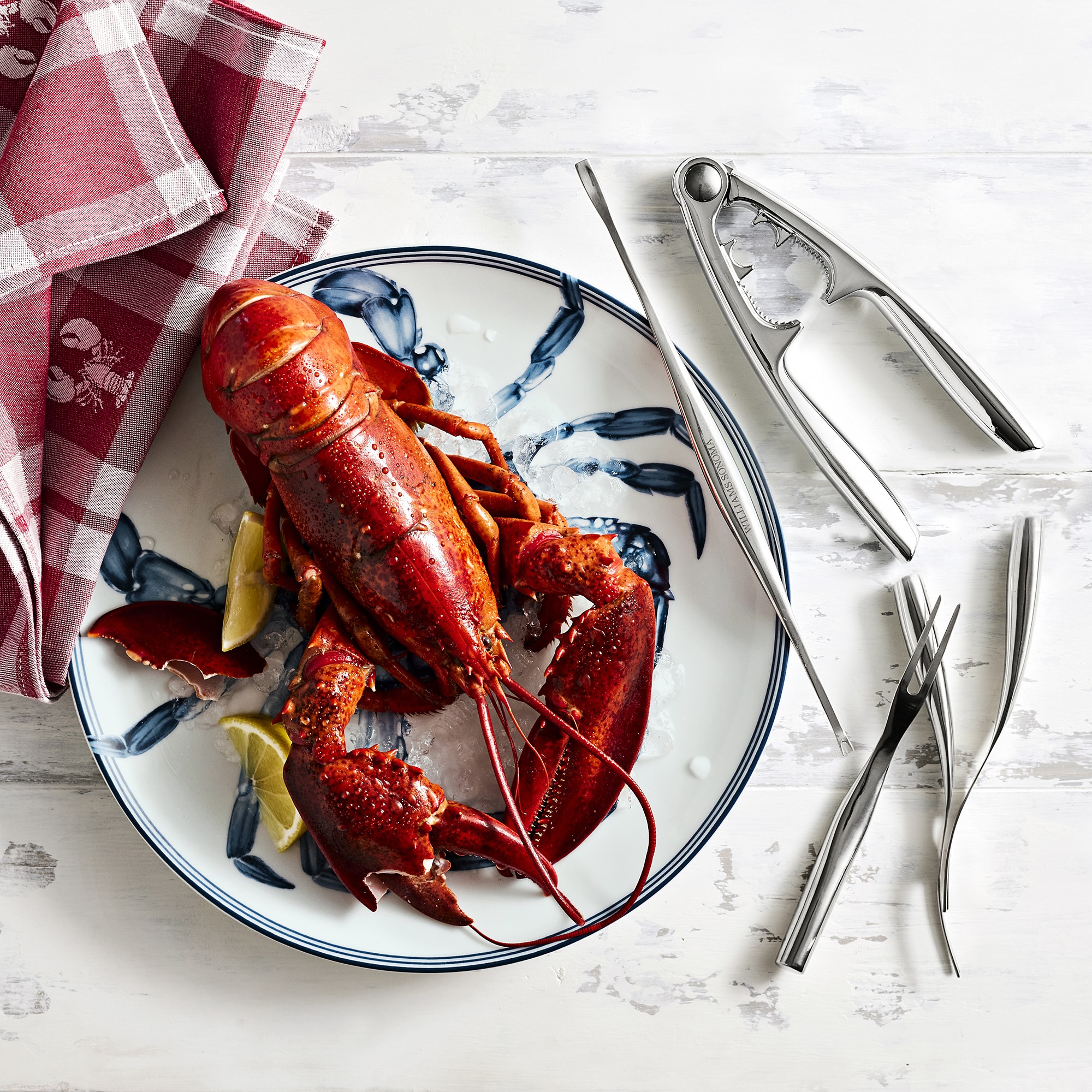 Williams Sonoma Stainless-Steel Seafood Crackers, Set of 4
