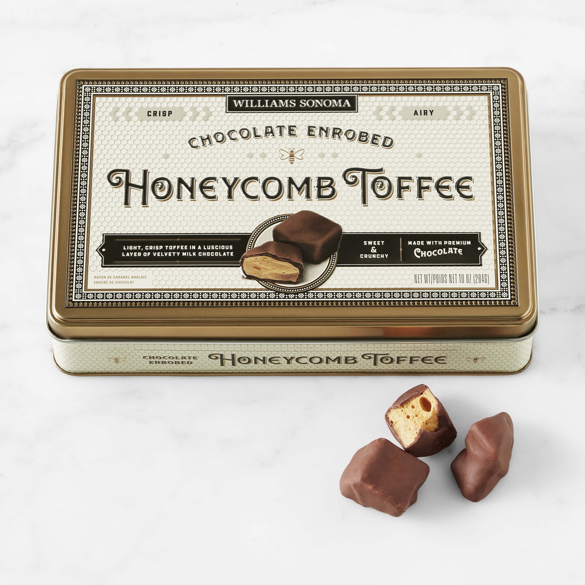 Williams Sonoma Chocolate Enrobed Honeycomb Toffee