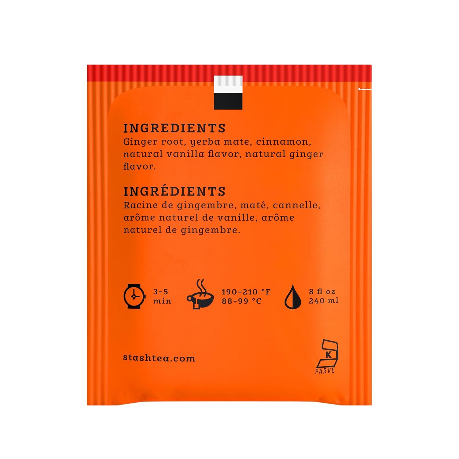 Stash Tea Double Bergamot Earl Grey Black Tea, Box of 100 Tea Bags