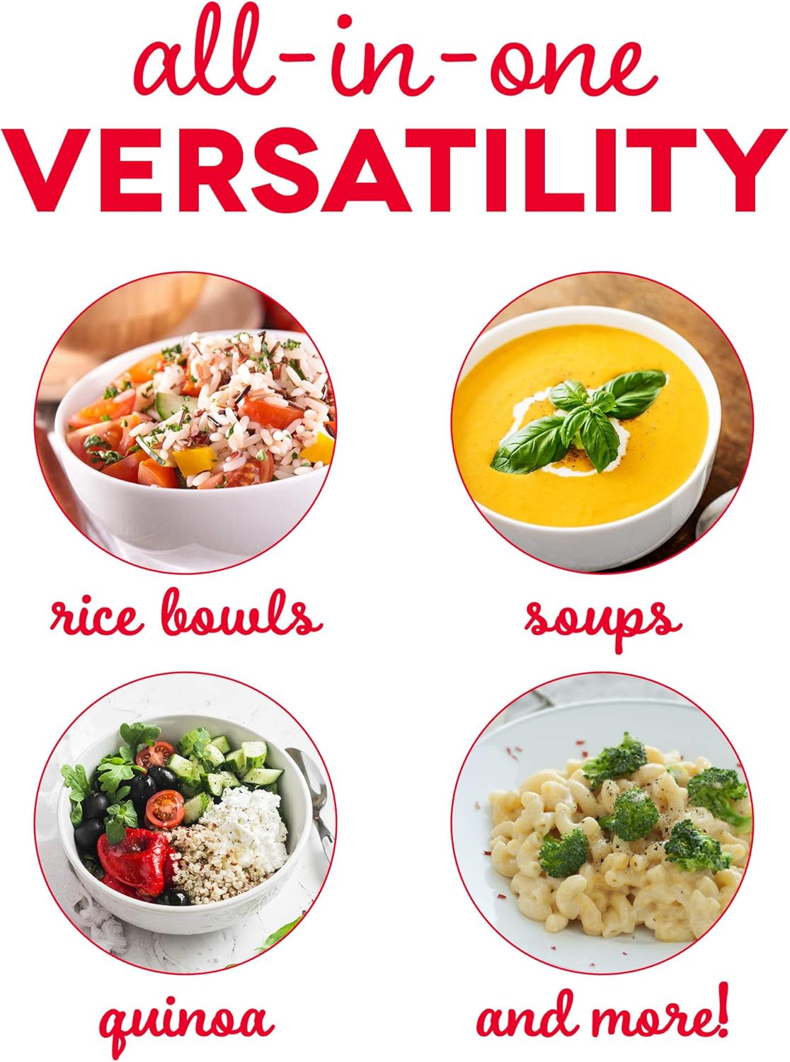 DASH Mini Rice Cooker Steamer with Removable Nonstick Pot, Keep Warm Function & Recipe Guide, .5 Quart, for Soups, Stews, Grains & Oatmeal - Aqua