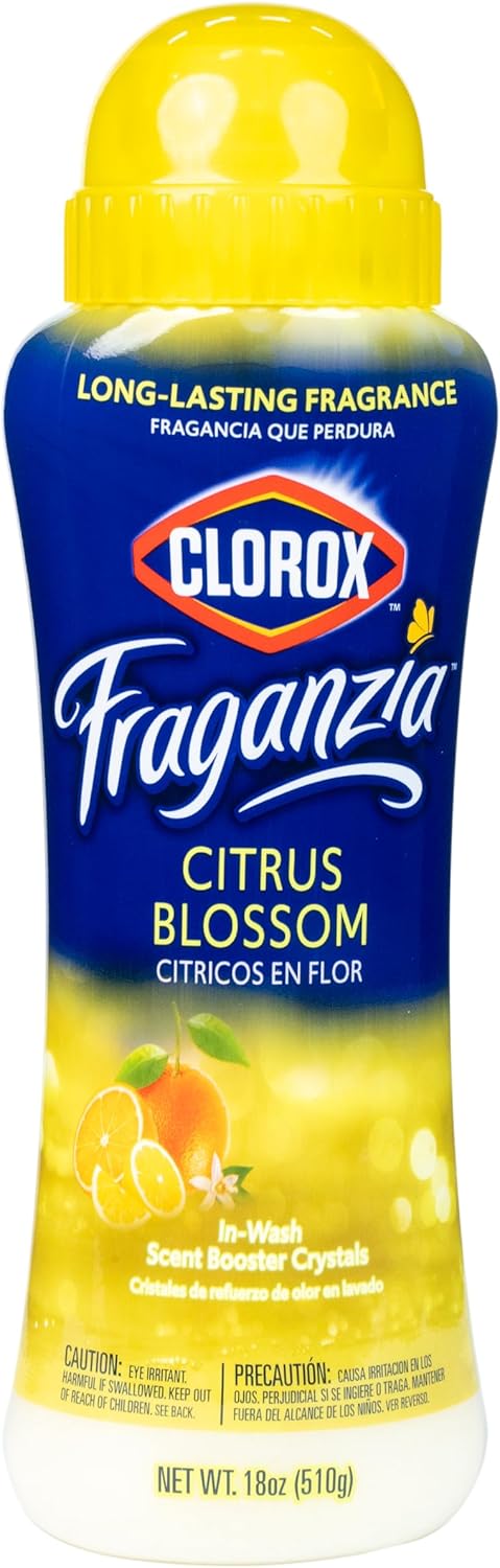 Clorox Fraganzia In-Wash Scent Booster Crystals in Ocean Scent, 18 Oz Twin Pack | Laundry Scent Booster Crystals | In-wash Scent Booster for Fresh Laundry in Ocean Scent 18 Ounce Twin Pack, 36oz