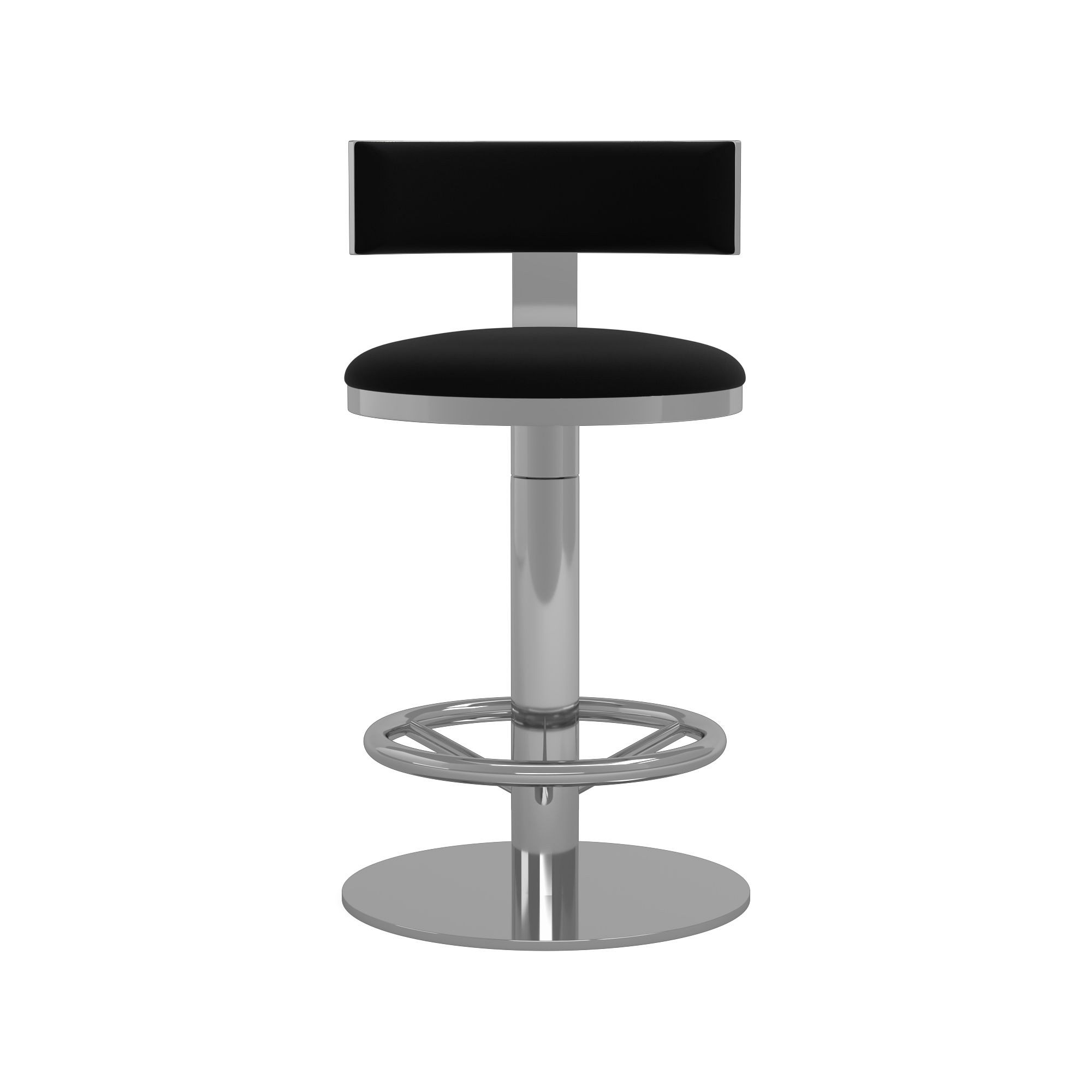 Larkin Upholstered Pedestal Counter & Bar Stool