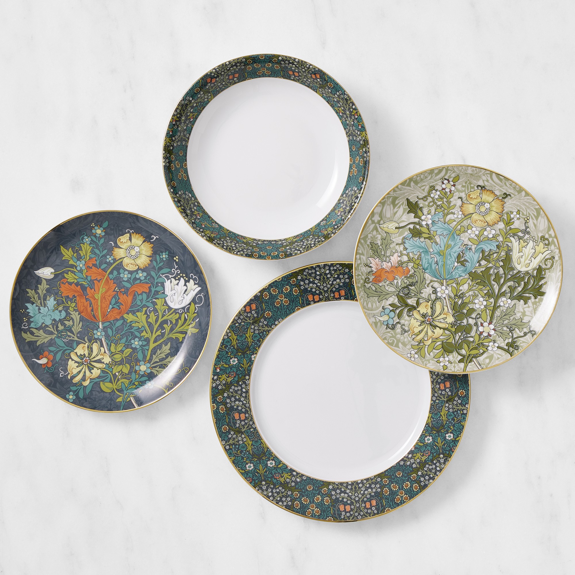 Morris & Co. x Williams Sonoma Cotswold Dinnerware Collection