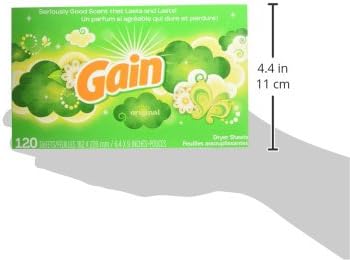 Gain Original Dryer Sheets, 120 Count