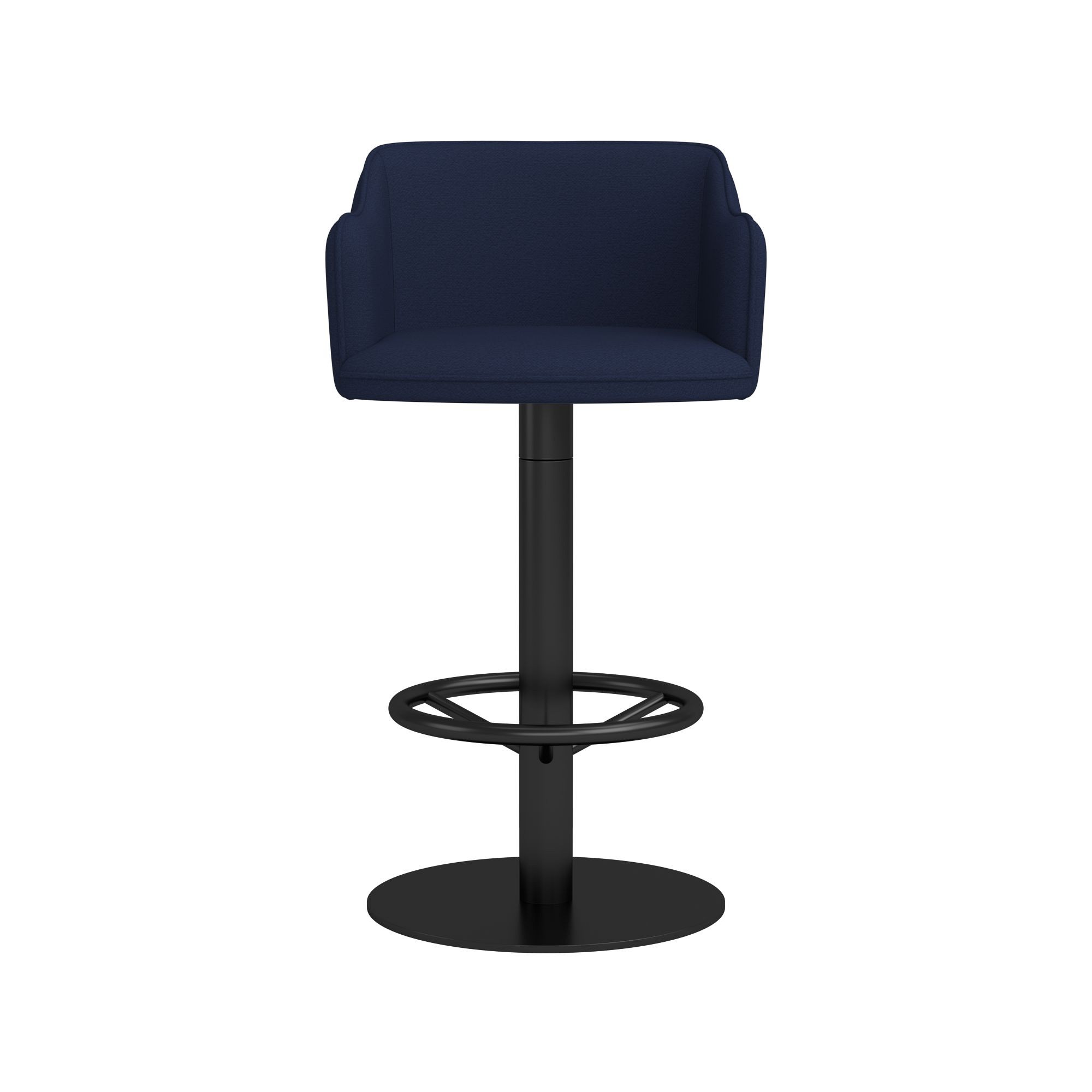 Harding Upholstered Pedestal Counter  & Bar Stool