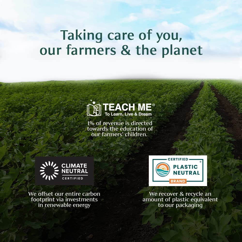 VAHDAM, Organic Turmeric Ginger Herbal Tea Bags (100 Pyramid Tea Bags) Caffeine Free, Non GMO, Gluten Free | 100% Pure Herbal Blend - Savory & Spicy | Plant-Based Tea Bags | Resealable Ziplock Pouch