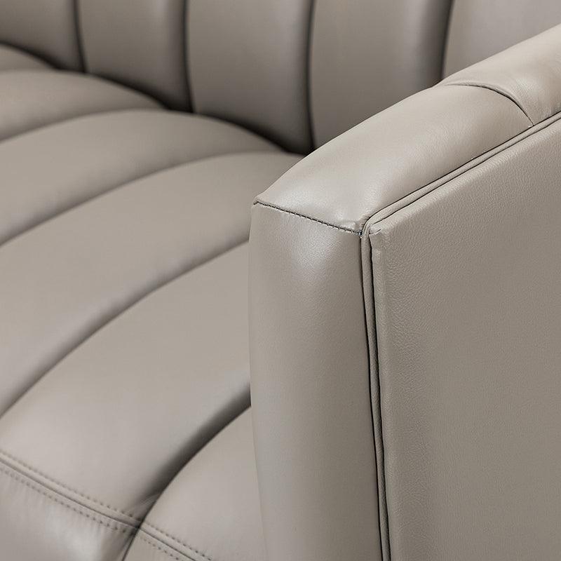 Rowan Genuine Leather Vinyl Office Sofa -83