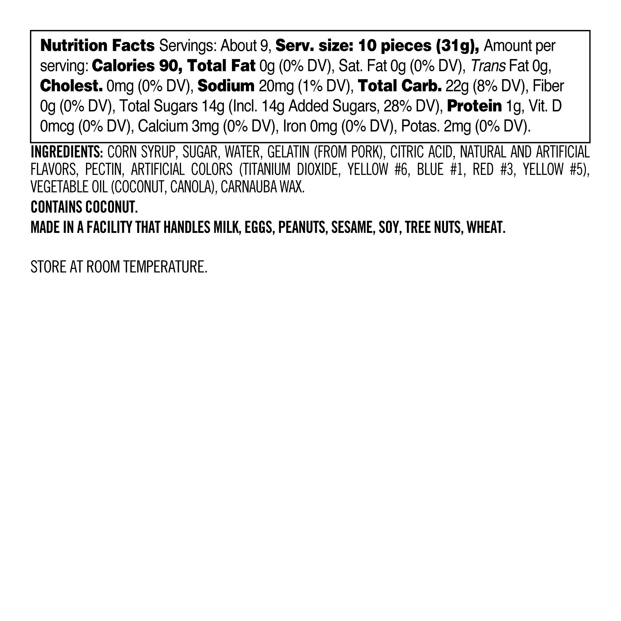 Williams Sonoma Mini Easter Gummies