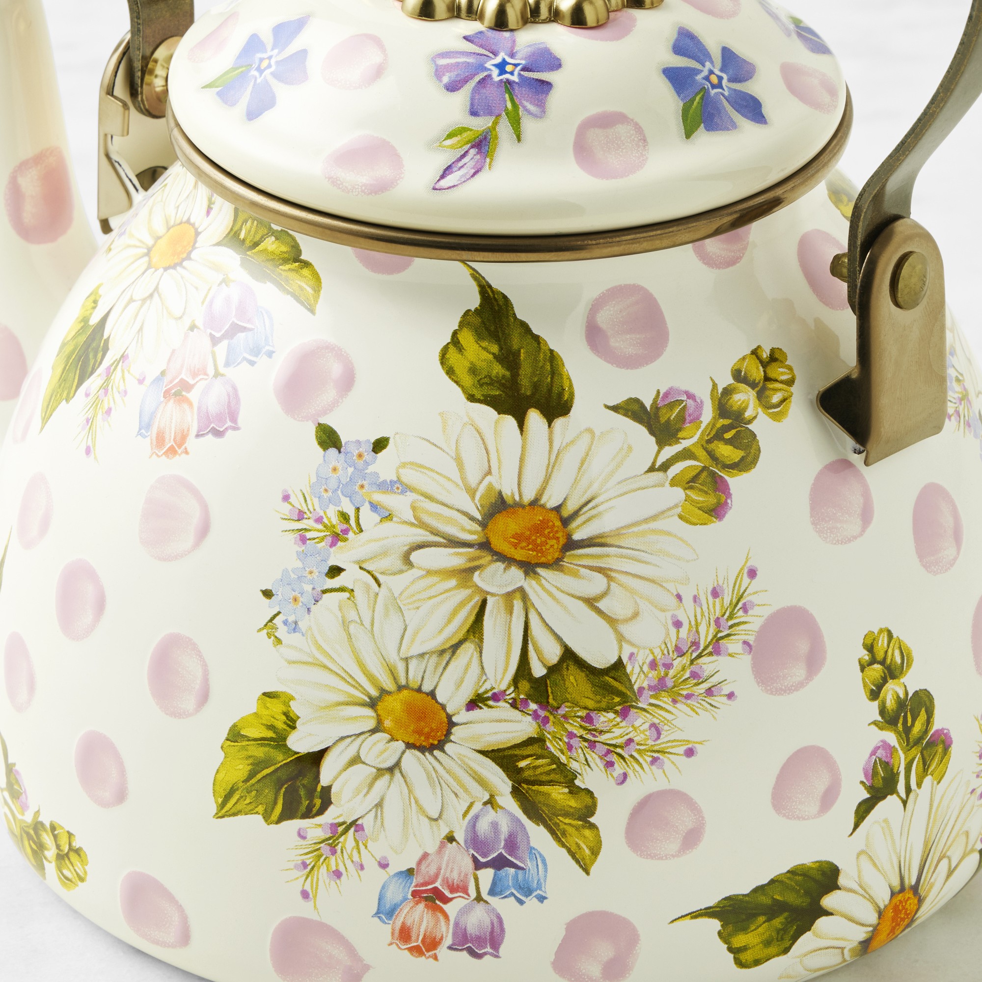 MacKenzie-Childs Wildflowers Tea Kettle