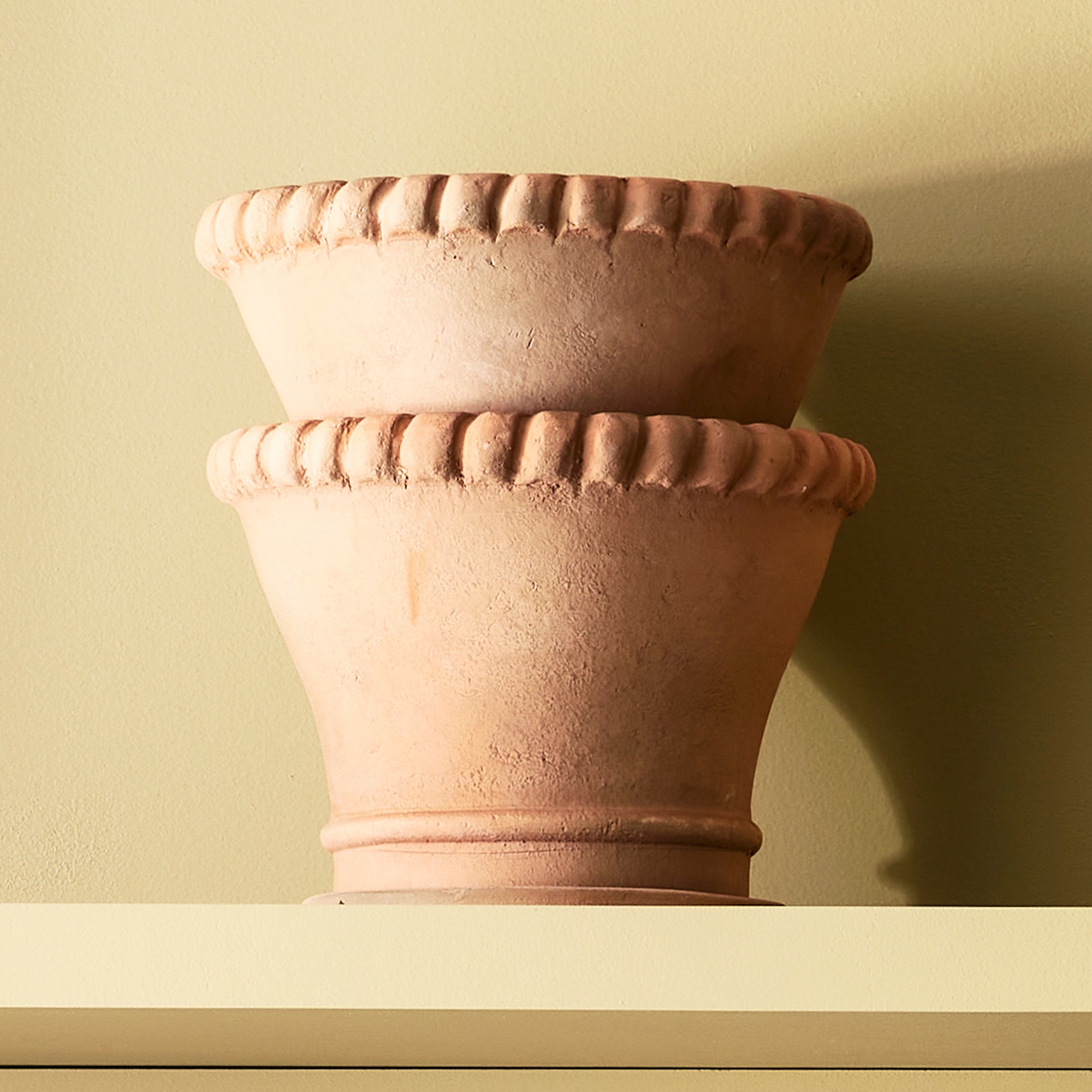 Williams Sonoma Terracotta Rope Planter