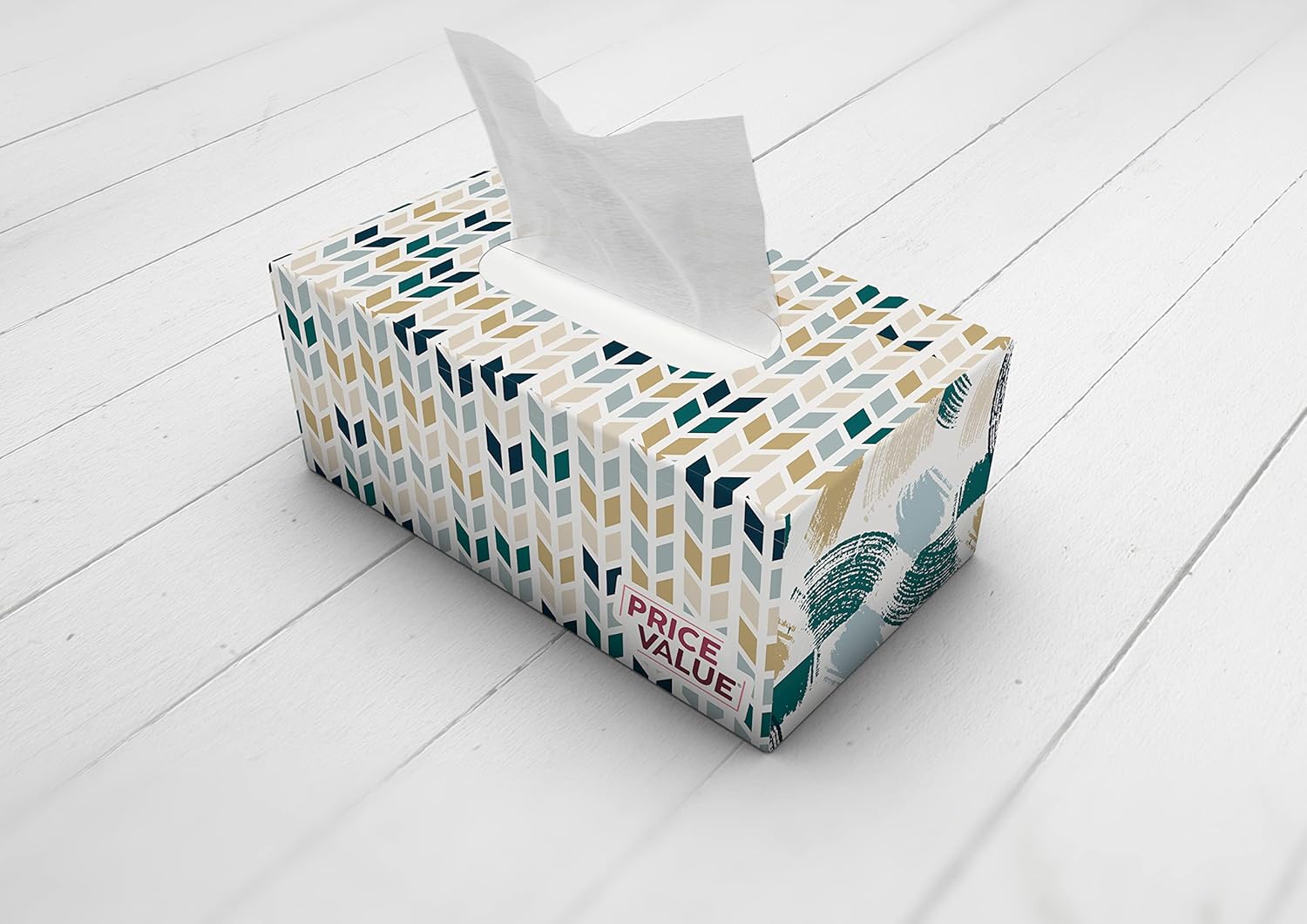 Premium Facial Tissues 230 Sheets Per Box 8 Boxes. Soft Gentle and Durable in A Stylish Box - 1,840 Sheets
