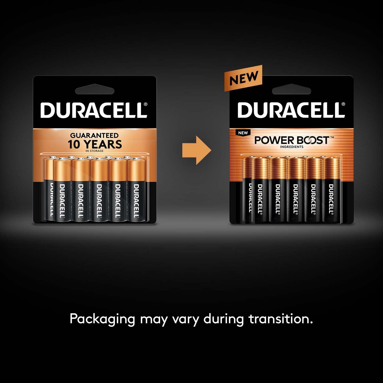 Duracell Coppertop AAA Batteries with Power Boost Ingredients, 24 Count Pack Triple A Battery with Long-Lasting Power, Alkaline AAA Battery for Household and Office Devices