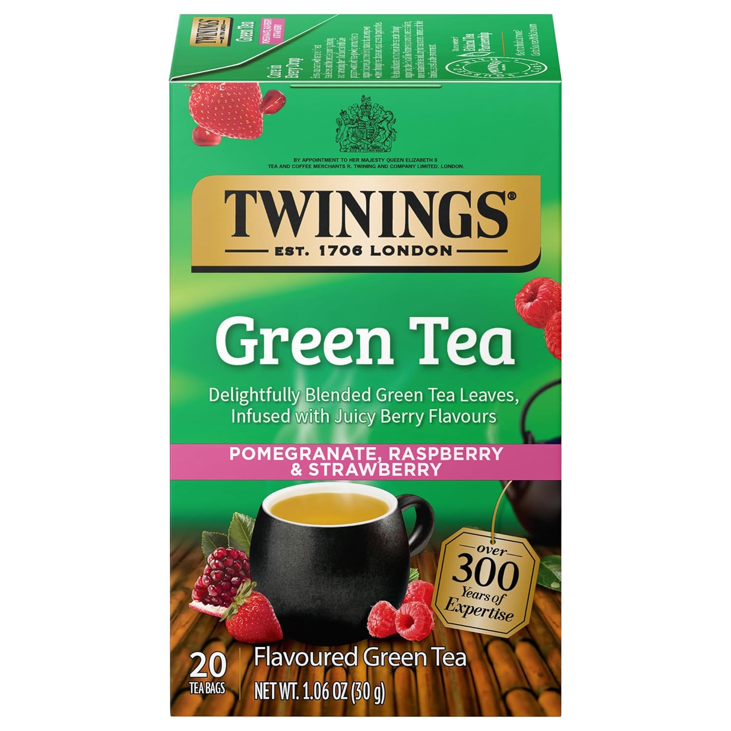 Twinings English Breakfast Black Tea Individually Wrapped Bags, 100 Count (Pack of 1), Smooth, Flavourful, and Robust, Caffeinated, Enjoy Hot or Iced | Packaging May Vary