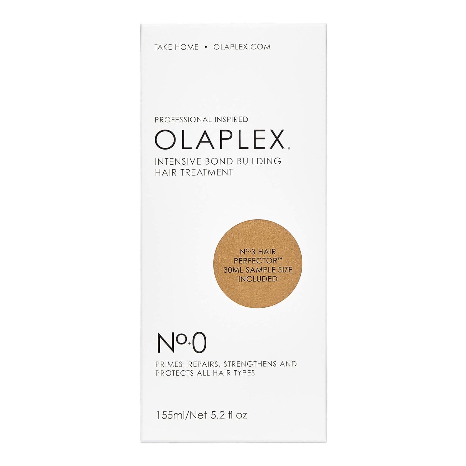 Olaplex No. 0 Intensive Bond Building Hair Treatment, Repairs, Protects, & Strengthens All Hair Types, 5.2 fl oz