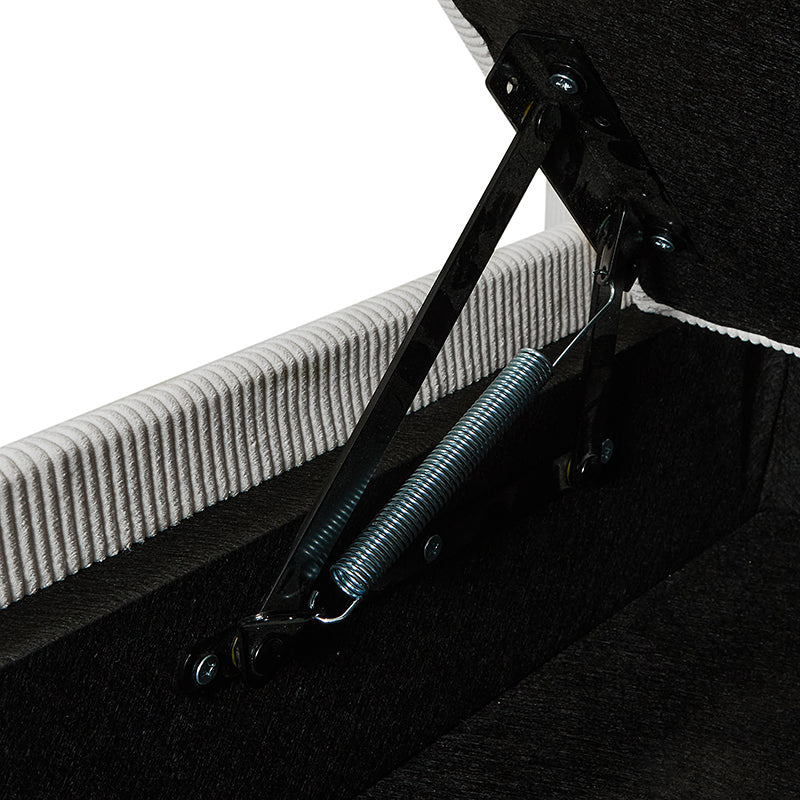 Aladino 2-Piece Upholstered Reversible Sectional Sofa with Storage