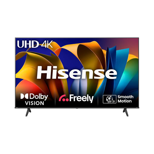 【2025 Best Choice + Free Shipping】Hisense 65 Inch 4K Smart UHD HDR LED Freely TV [Energy Class E] – Dolby Vision, Game Mode PLUS with 60Hz VRR ALLM, Smooth Motion, AI Sports Mode, Vidaa OS with Freely, Youtube, Netflix and Disney+ & Now TV 65E6NTUK(2