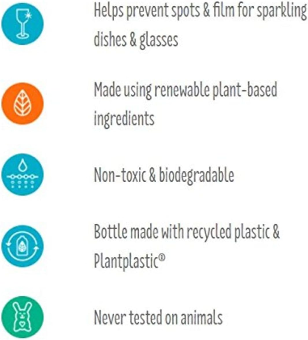 Ecover Rinse Aid, 16 Fl Oz (Pack of 6)