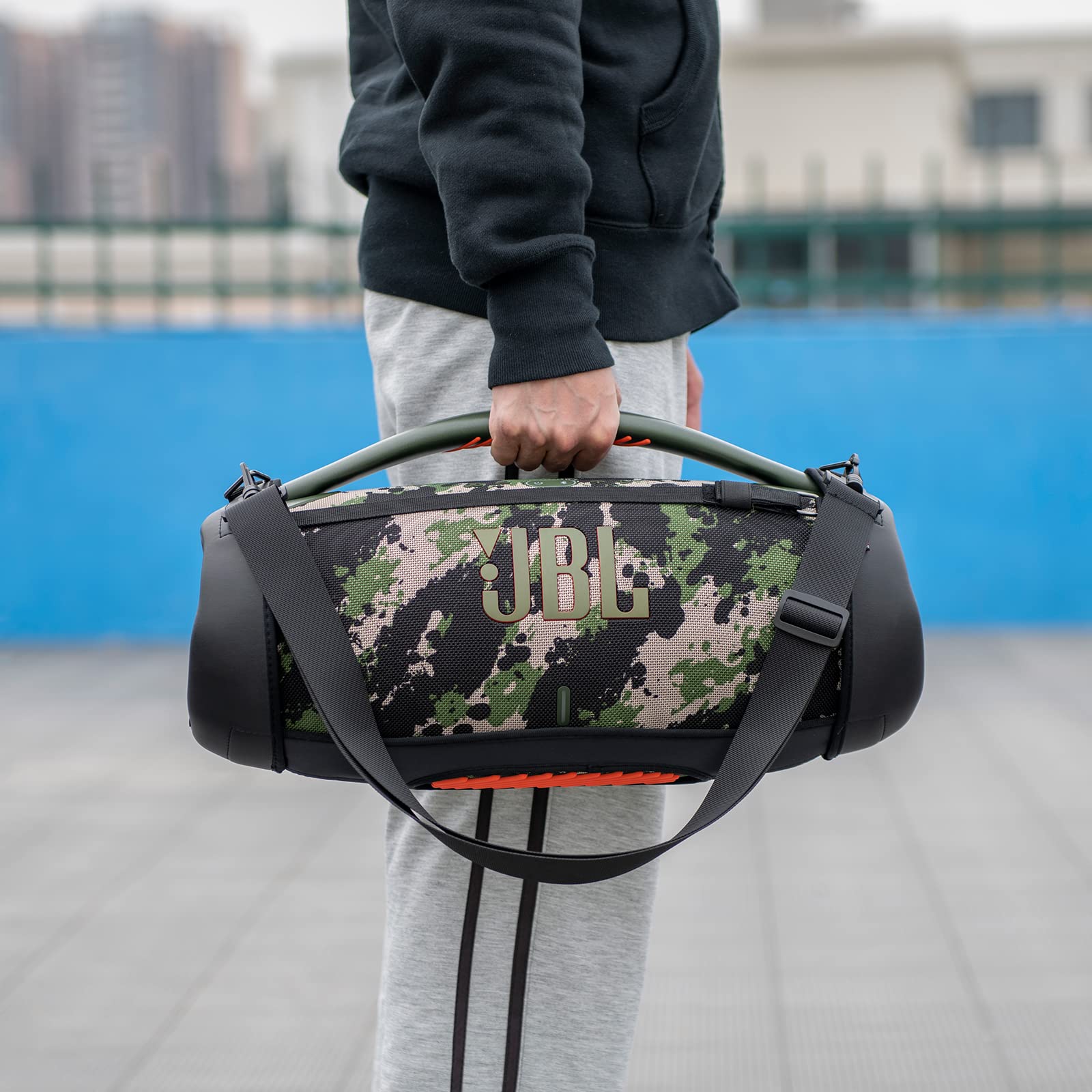 Travel Carrying Strap for JBL Boombox 3/Boombox 3 Wi-Fi Waterproof Portable Bluetooth Speaker