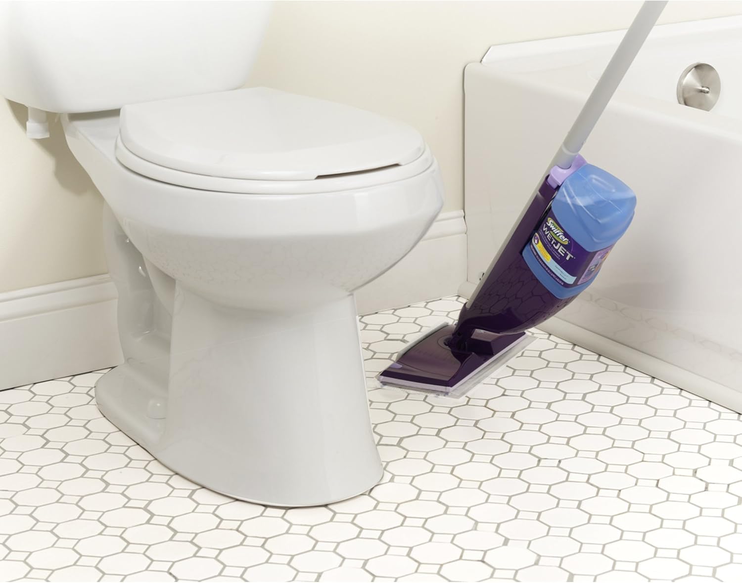 Swiffer WetJet Multi-Purpose Floor Cleaner Solution with Febreze Refill, Lavender Scent, 1.25 Liter -42.2 Fl Oz (Pack of 2)