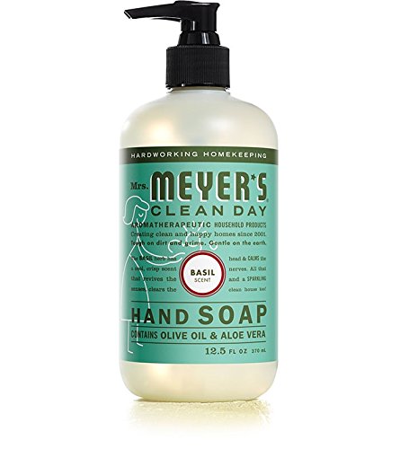 MRS. MEYER'S CLEAN DAY Hand Soap, Made with Essential Oils, Biodegradable Formula, Honeysuckle, 12.5 fl. oz - Pack of 3