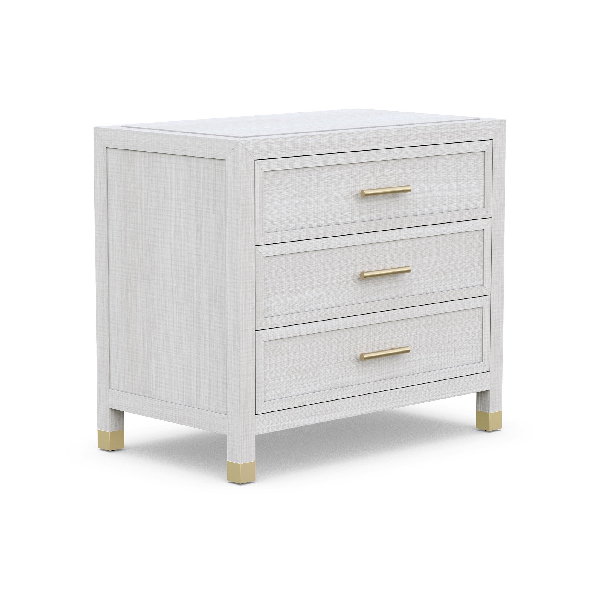 Majorca 3-Drawer Nightstand (34