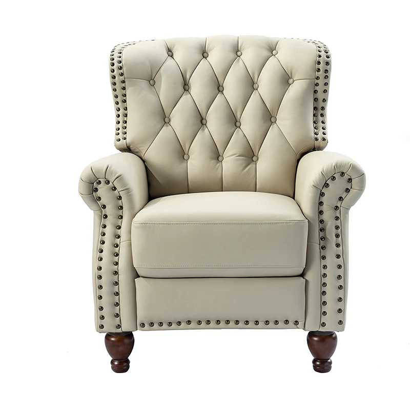 Gabrielle Genuine Leather Oversized Recliner