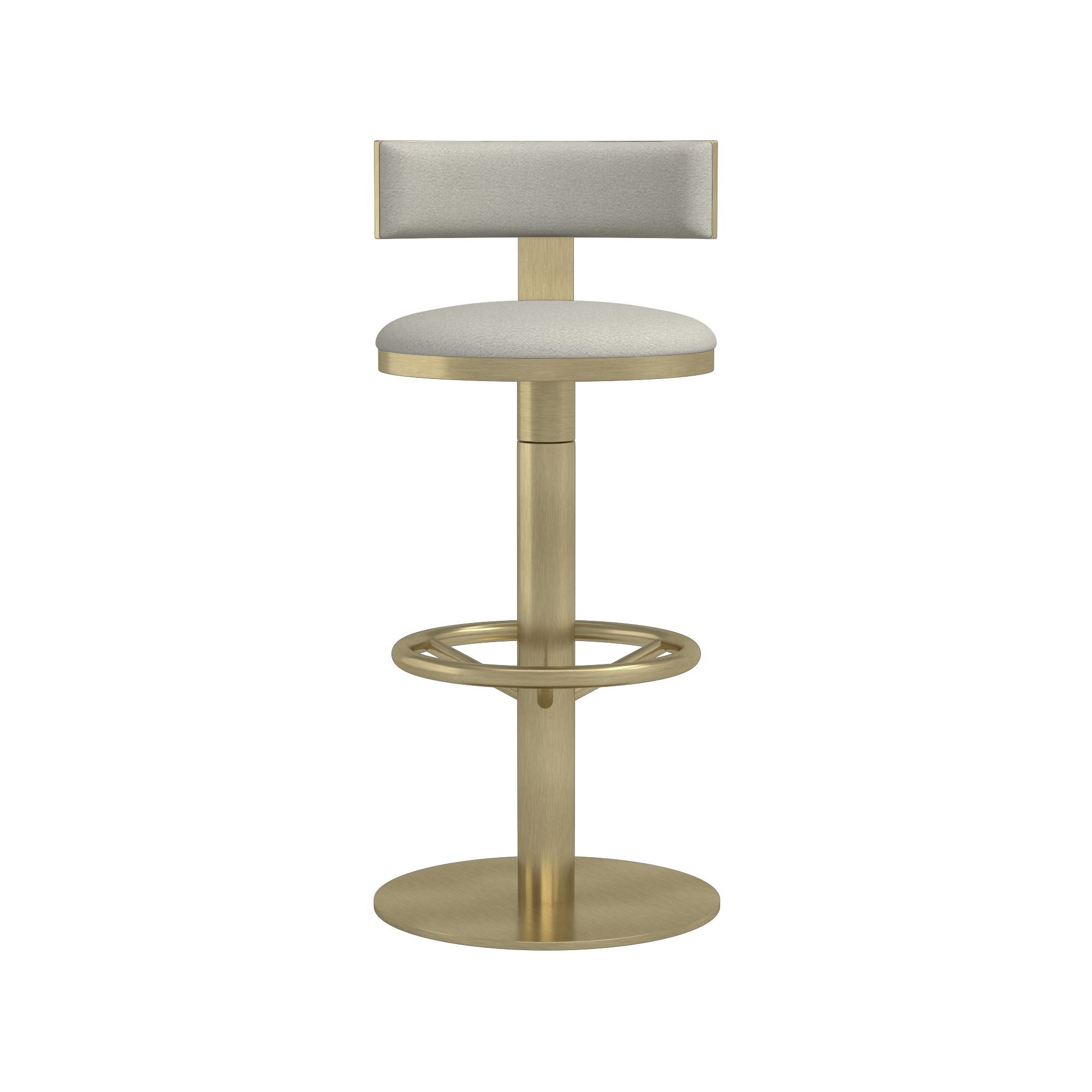 Larkin Upholstered Pedestal Counter & Bar Stool