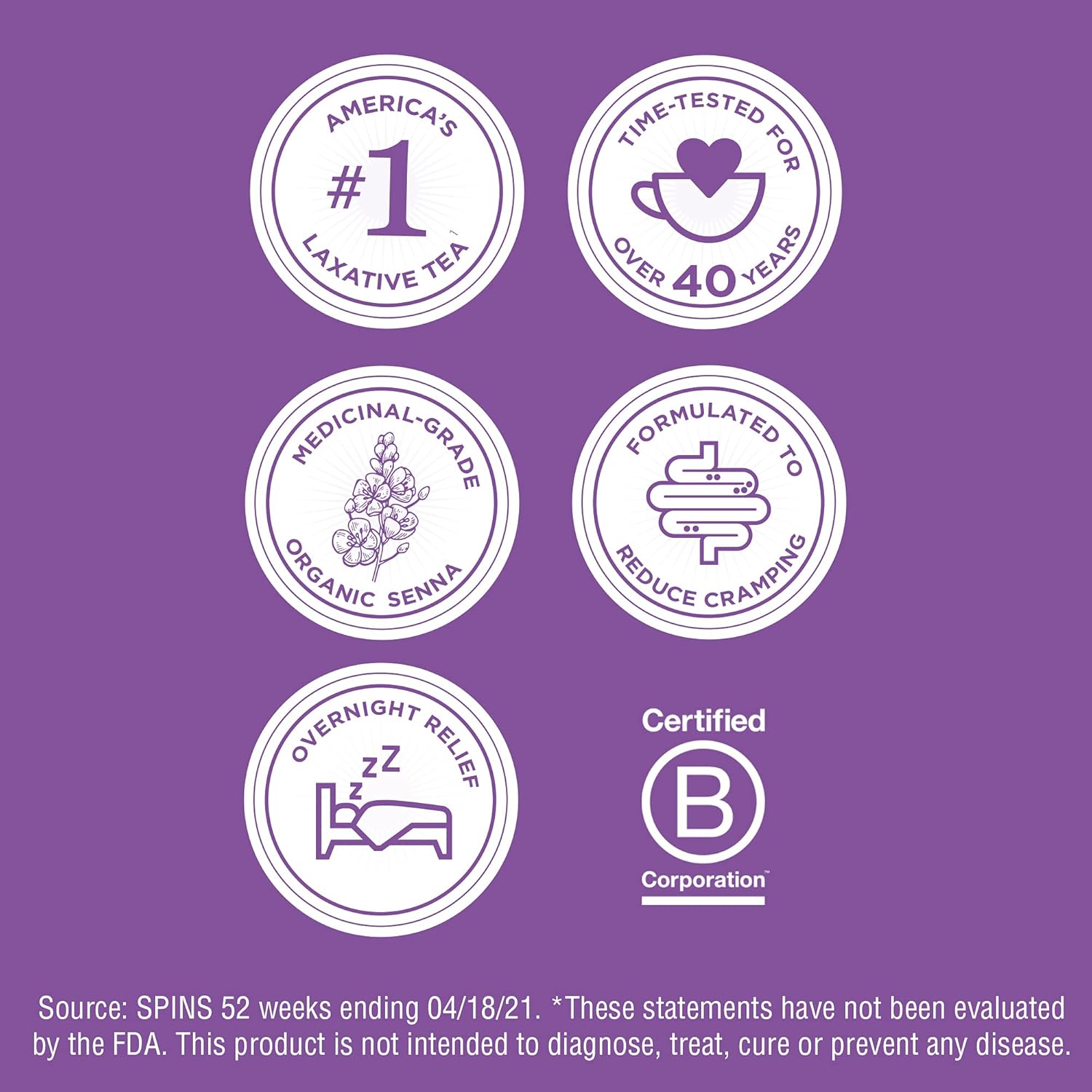 Traditional Medicinals Smooth Move, Helps Relieve Constipation Overnight, 16 Teabags