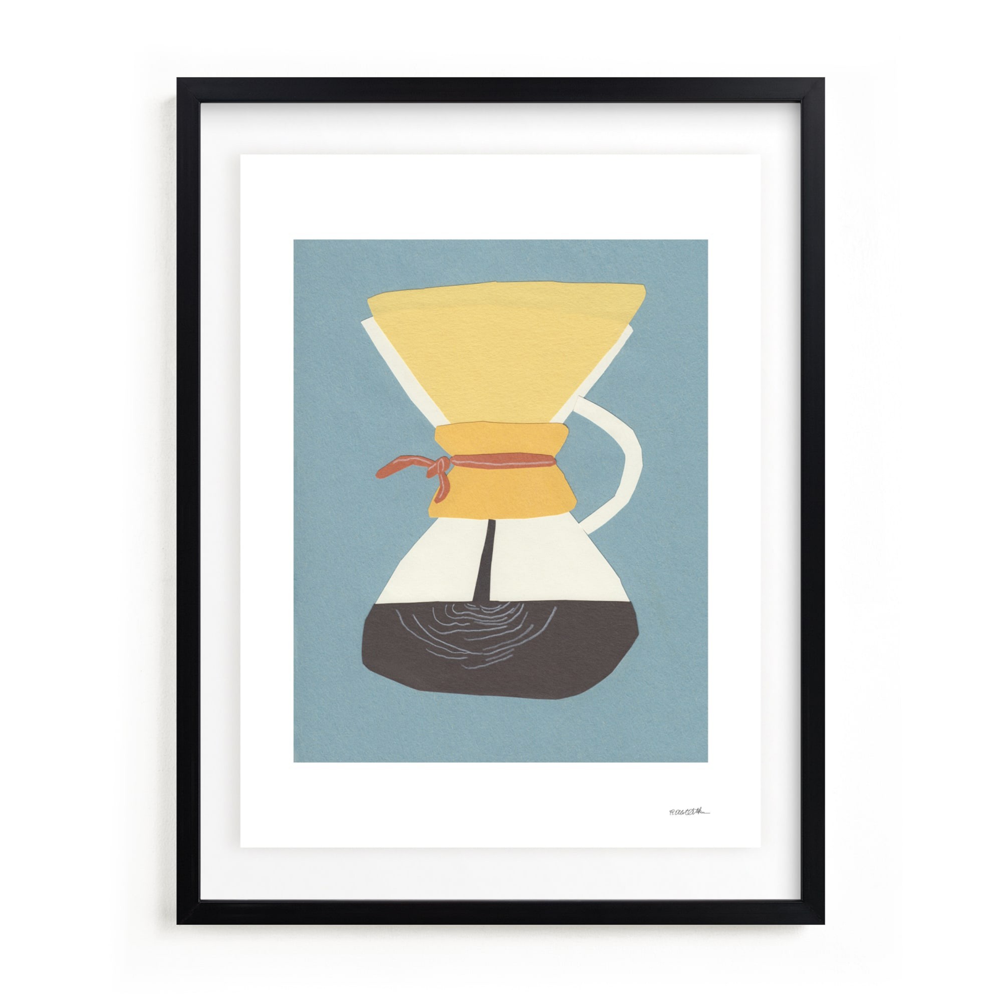 Coffee Maker Limited Edition Kitchen Art by Minted