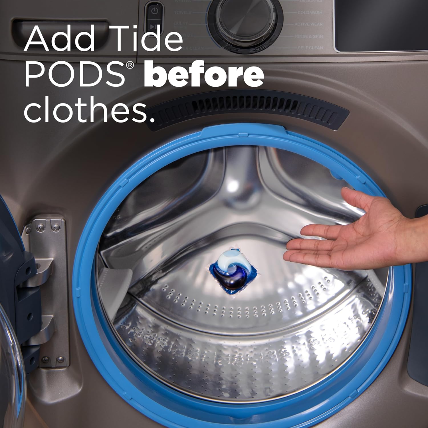 Tide Ultra OXI Power PODS with Odor Eliminators Laundry Detergent Pacs 45 Count For Visible and Invisible Dirt