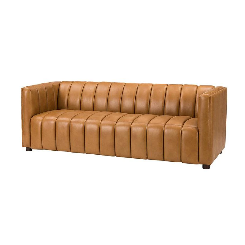 Rowan Genuine Leather Vinyl Office Sofa -83