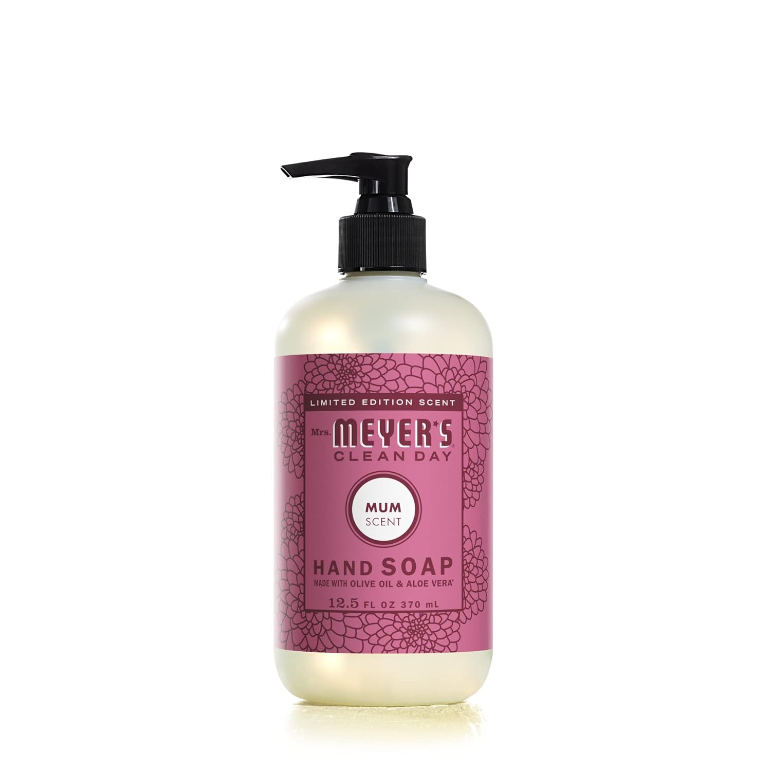 MRS. MEYER'S CLEAN DAY Hand Soap, Made with Essential Oils, Biodegradable Formula, Honeysuckle, 12.5 fl. oz - Pack of 3
