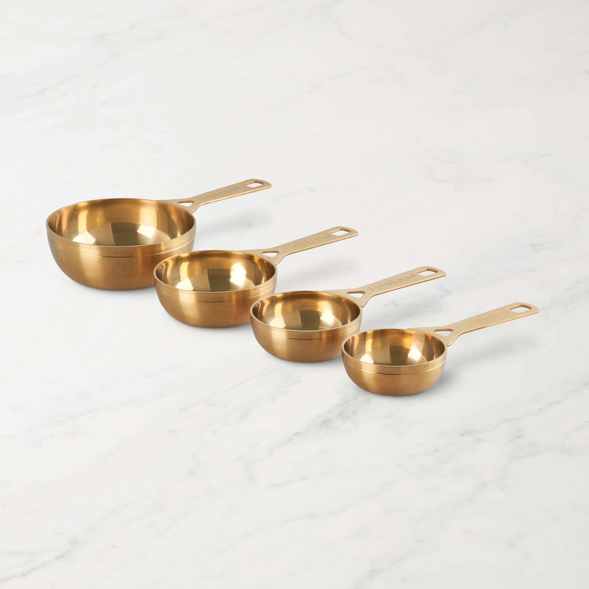 Le Creuset Stainless-Steel Measuring Cups, Set of 4