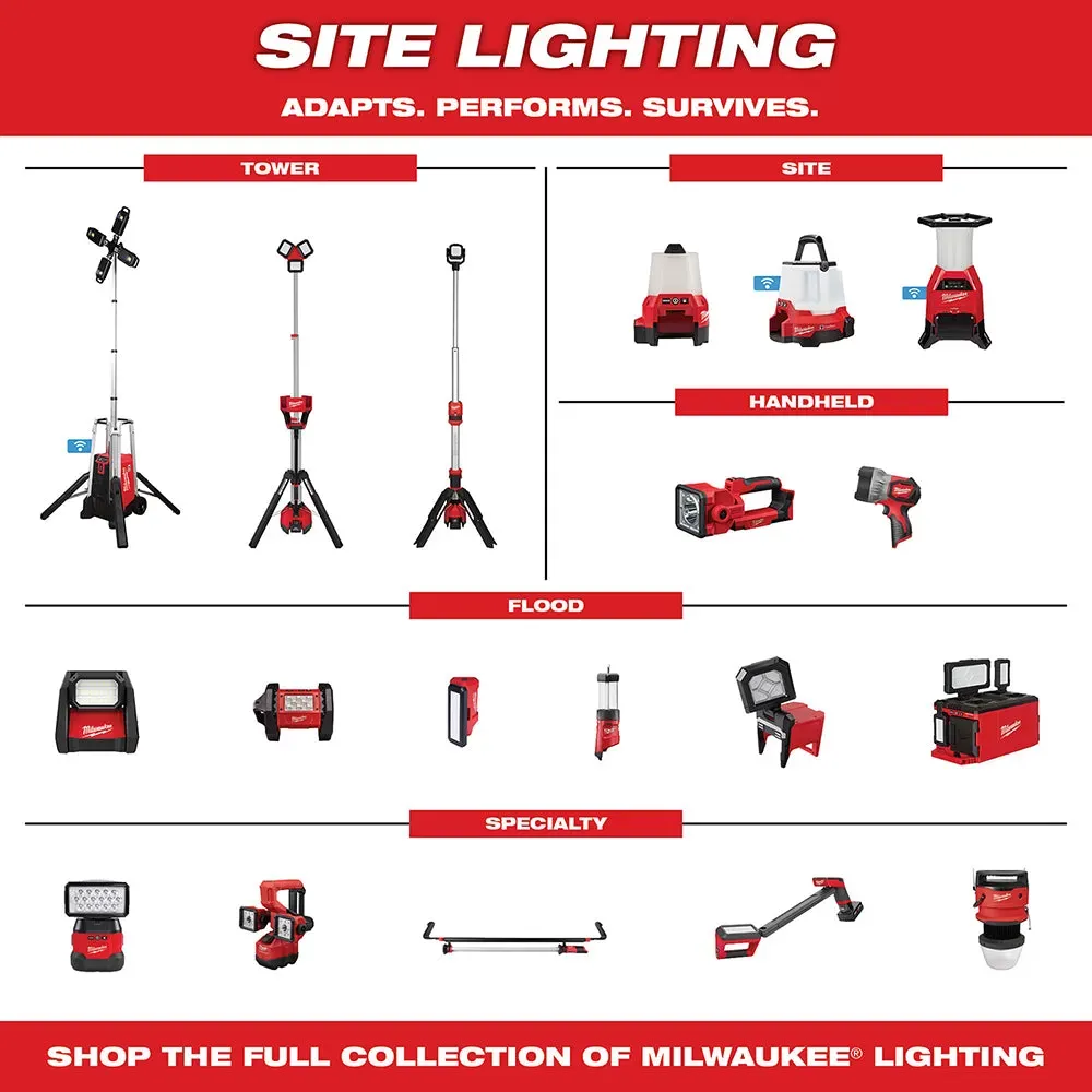 Milwaukee 2120-20 M18 18V ROCKET Dual Pack Tower Light One Key