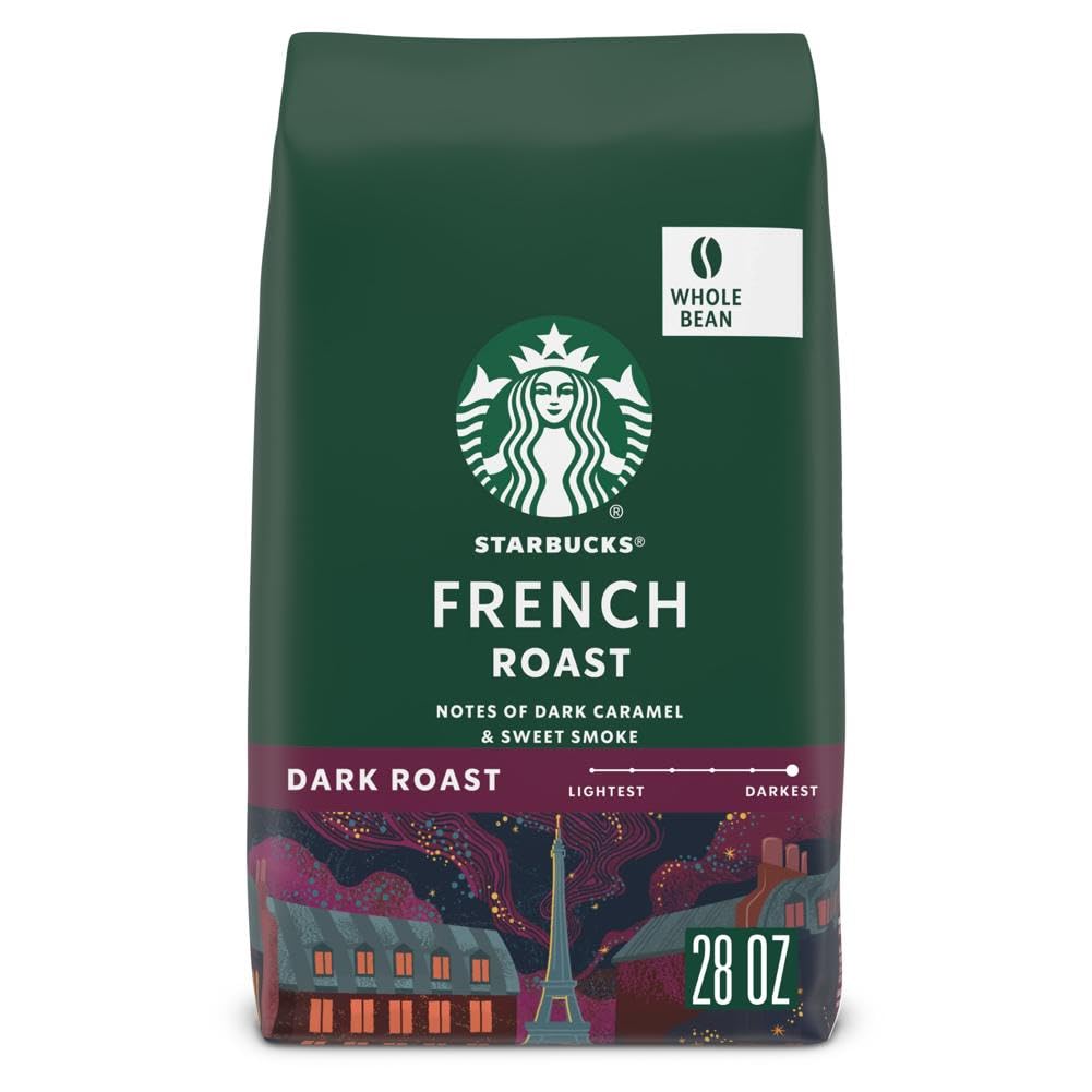 Starbucks Whole Bean Coffee, Dark Roast Coffee, Espresso Roast, 100% Arabica, 1 bag (40 oz)