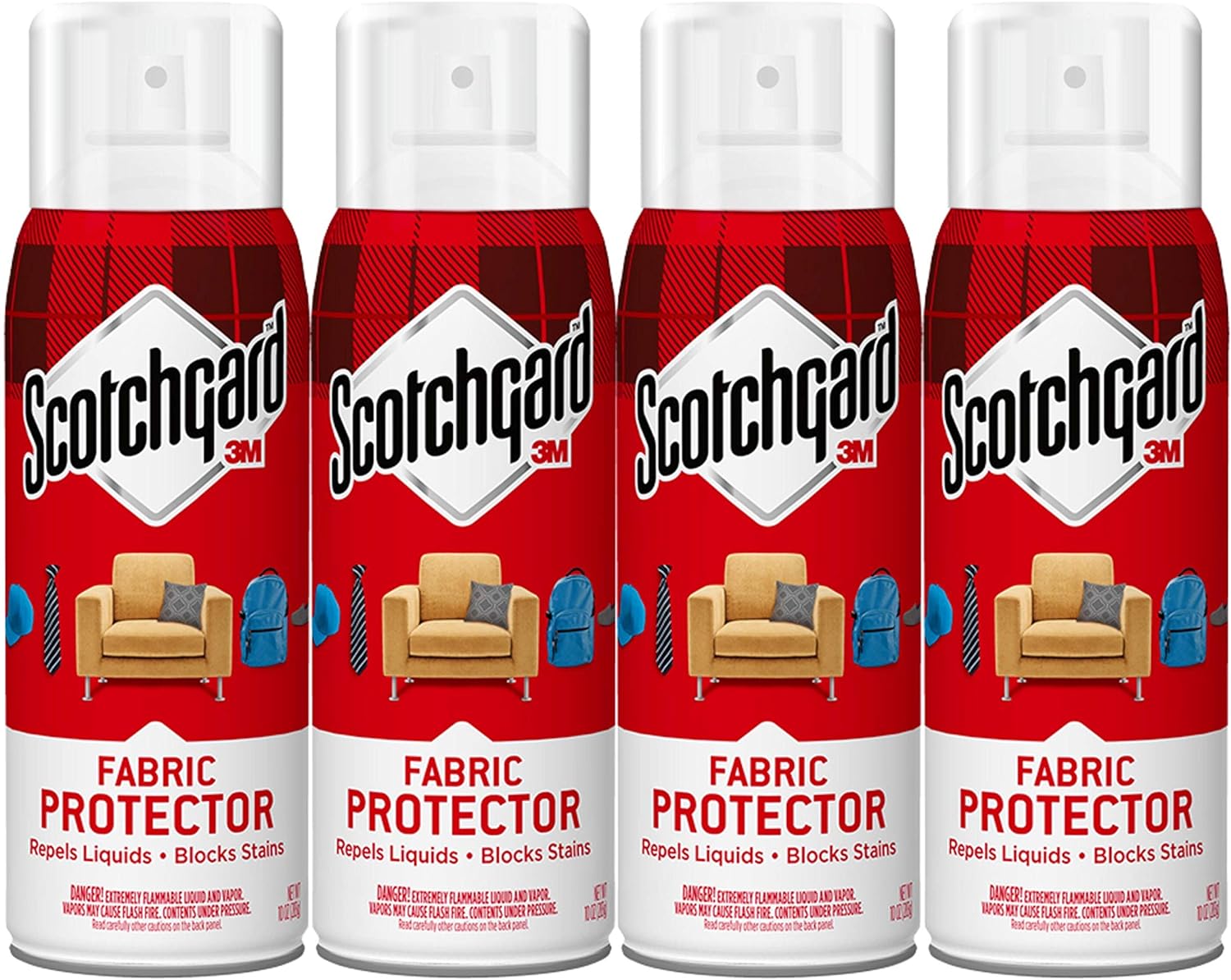 Scotchgard Fabric & Upholstery Protector, Repels Liquids, Blocks Stains, 40 Ounces