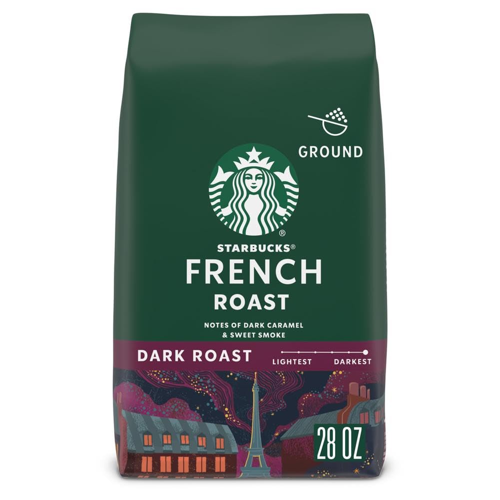 Starbucks Ground Coffee, Dark Roast Coffee, Caffè Verona, 100% Arabica, 1 bag (28 oz)