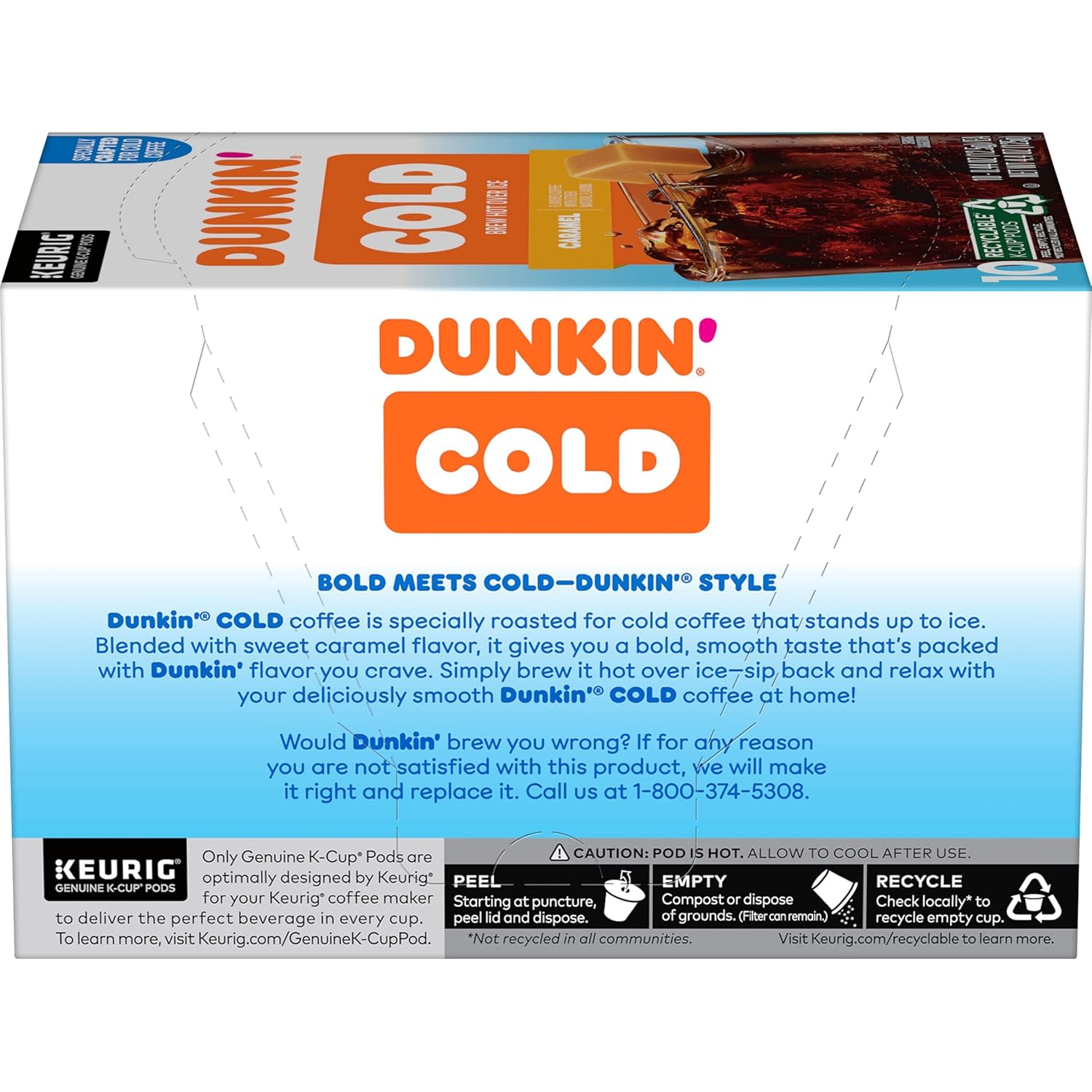 Dunkin' Original Blend Medium Roast Coffee, 60 Keurig K-Cup Pods