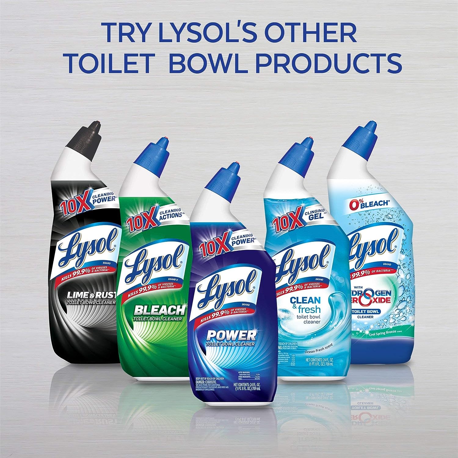 Lysol Cling Gel Toilet Bowl Cleaner, Country Scent, 24 Fl Oz (Pack of 3)