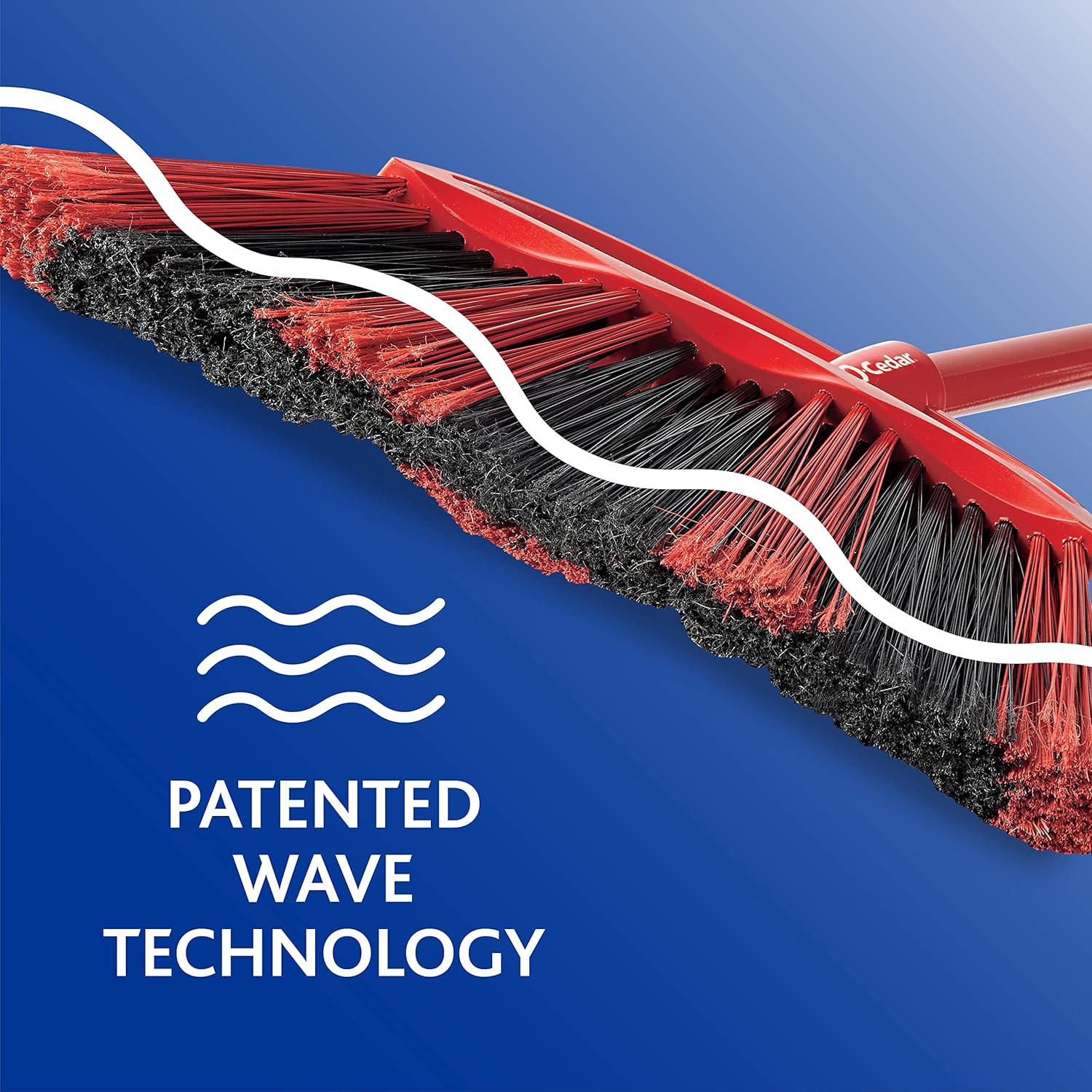 O-Cedar One Sweep Broom with Step-On Dustpan | Remove 99% with One Sweep | Lightweight Quiet Cleaning Tool | Ideal for Pet Owners