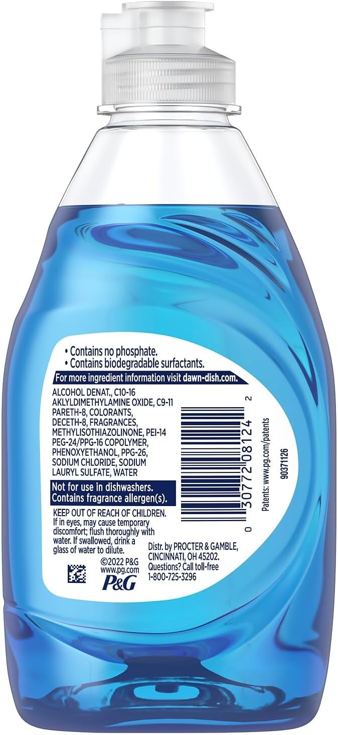 Dawn Dish Soap Ultra Dishwashing Liquid, Dish Soap Refill, Original Scent, 56 Fl Oz (Pack of 2)