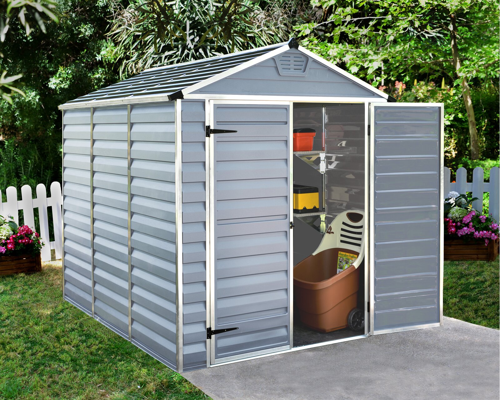 SkyLight 6 Ft. W x 7.5 Ft. D Polycarbonate Storage Shed