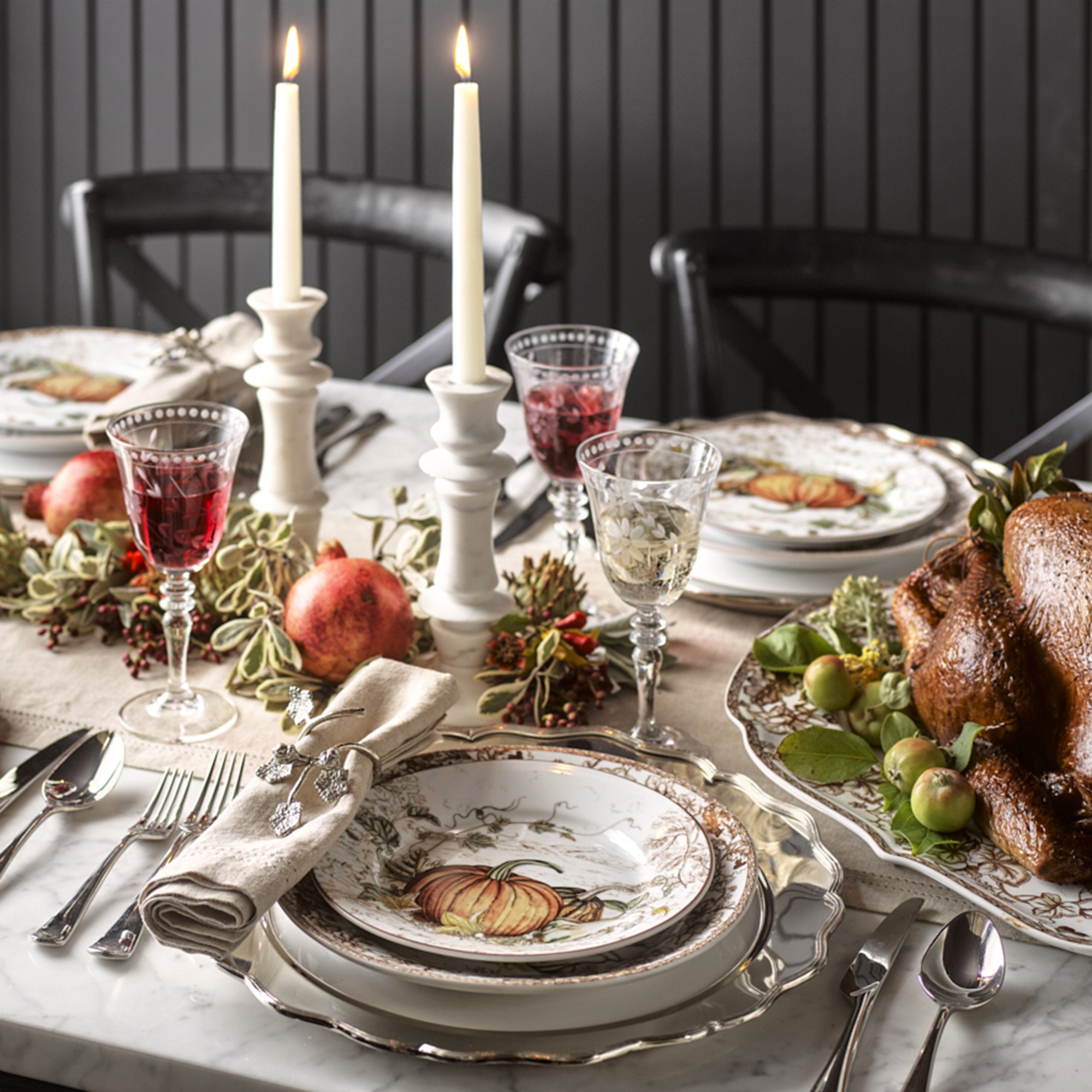 Autumn Vine Napkin Rings, Set of 4