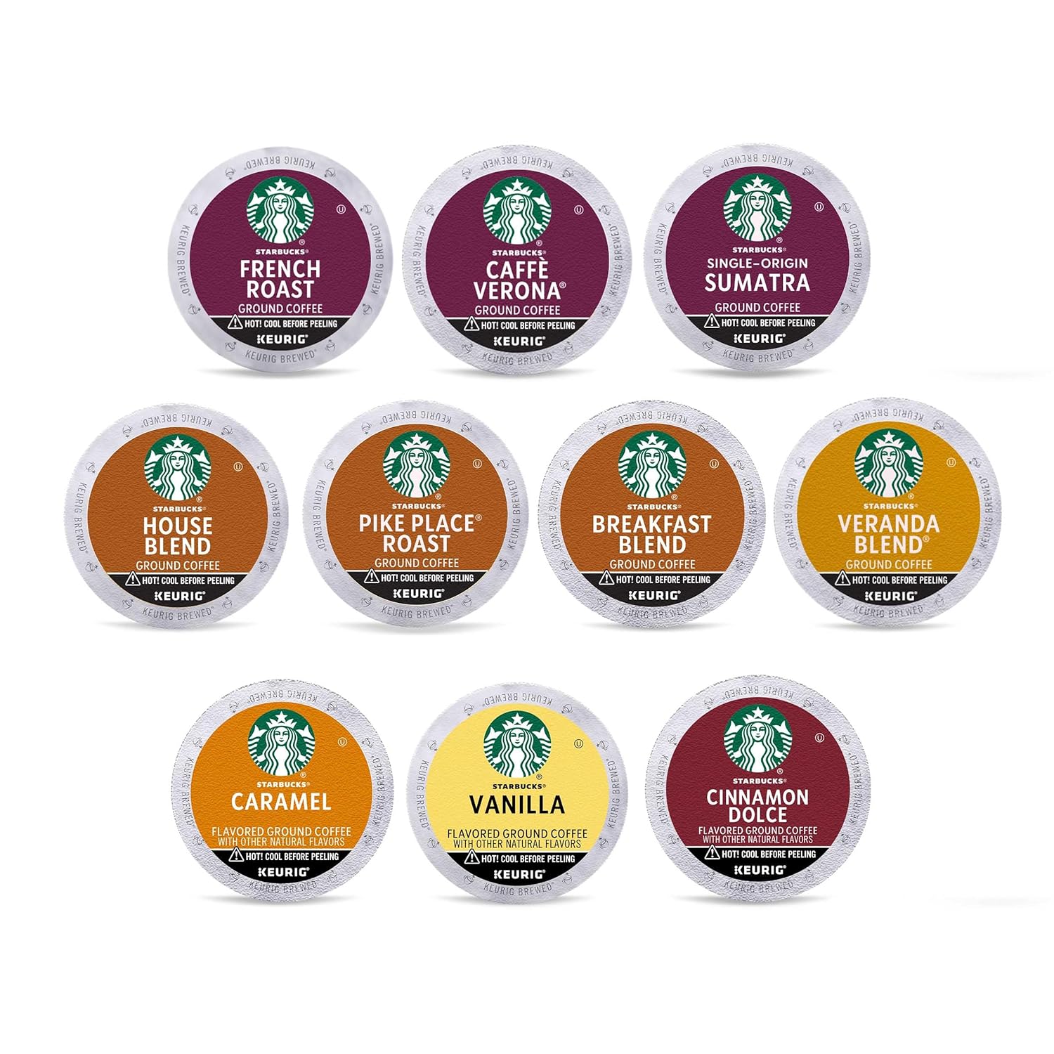 Starbucks K-Cup Coffee Pods, Medium Roast Coffee, Pike Place Roast for Keurig Brewers, 100% Arabica, 4 boxes (96 pods total)