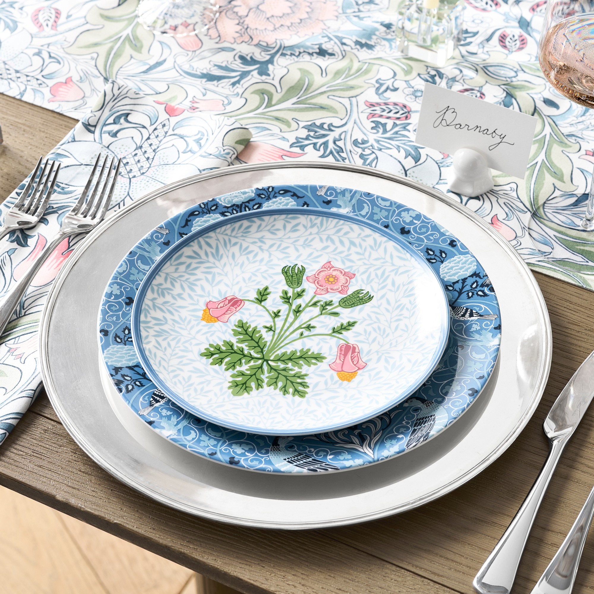 Morris & Co. x Williams Sonoma Hammersmith Dinner Plates, Set of 4