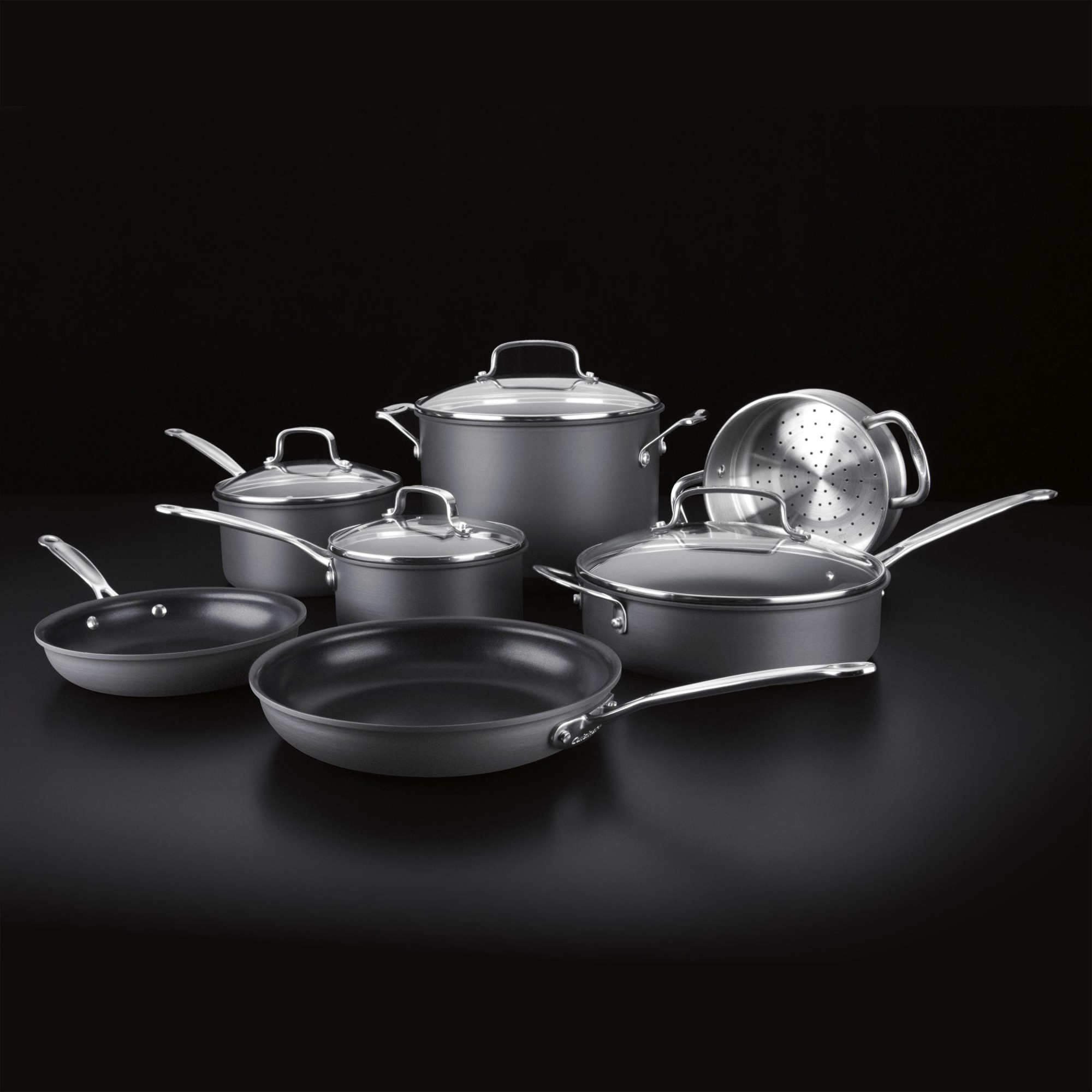 Cuisinart Chef's Classic Nonstick Hard Anodized 11-Piece Cookware Set