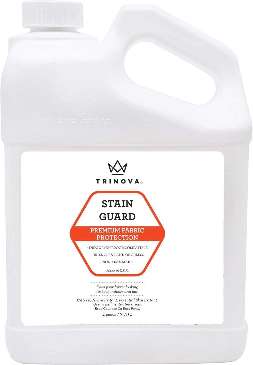 TriNova Non-Aerosol Stain Guard - Fabric Protection Spray for Upholstery, Carpet, Rugs and More to protect from liquid stains (18 fl oz), White