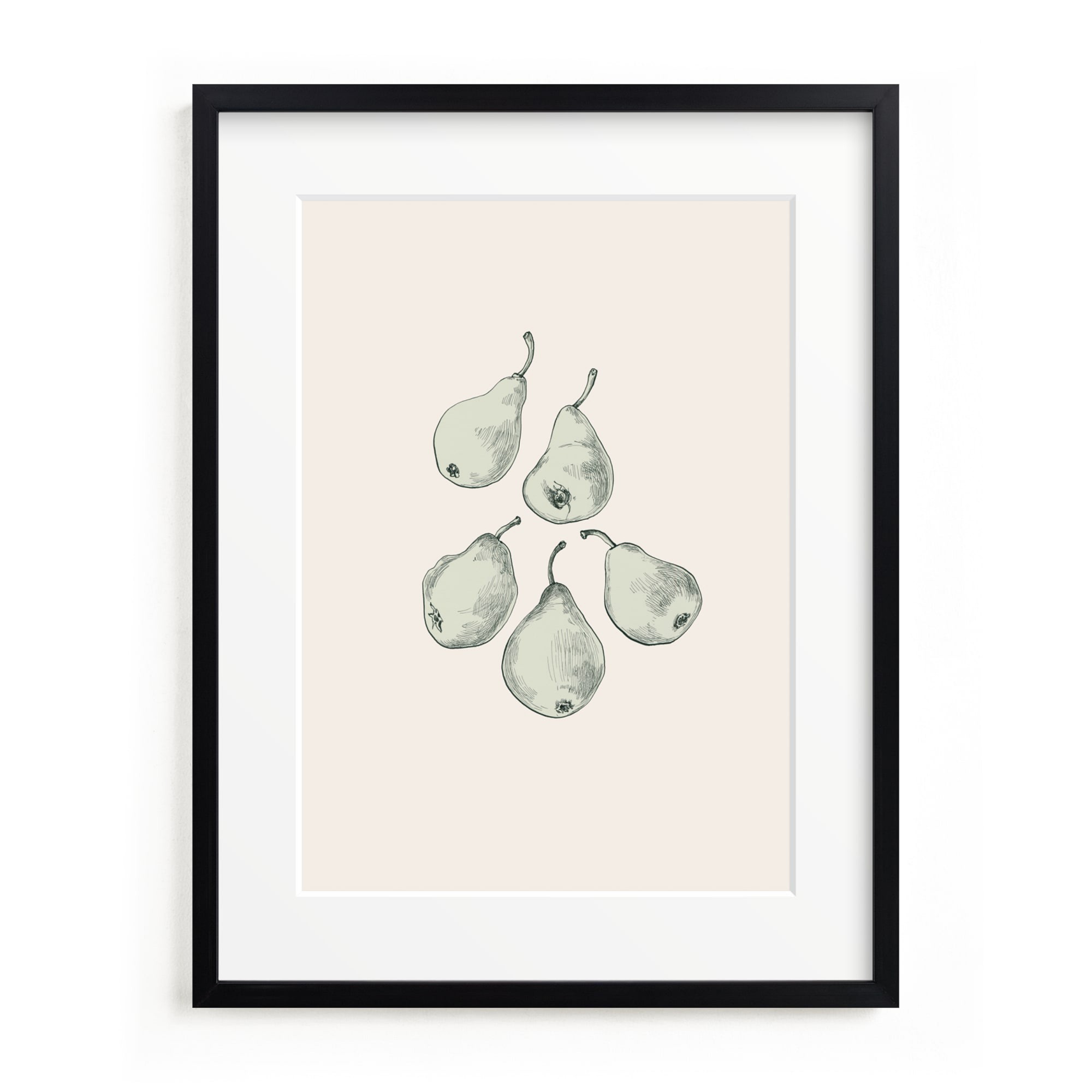 Pears as Tears Limited Edition Kitchen Art by Minted